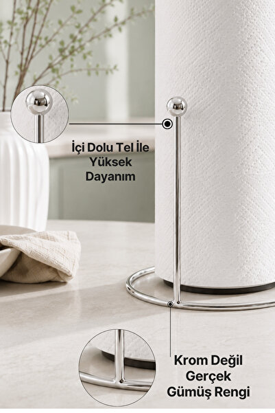 mba decor metal bending art Gümüş Harmony Kağıt Havluluk Ergonomik Tasarım Modern Mutfak Sofra Aksesuarı Paslanmaz Peçetelik