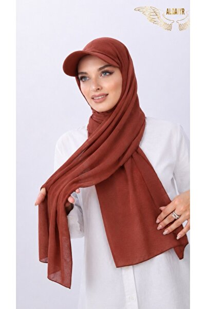 ALDAIYR Ready-Made Shawl Hijab with Hat and Bonnet Sandy