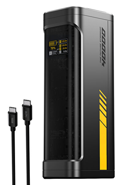 Aohi Starship 40.000 Mah 140w Powerbank, Dijital Göstergeli, 2si1 Arada Taşın...