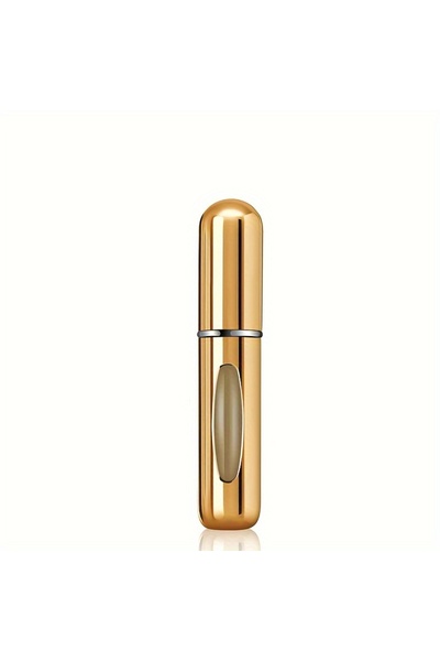 Choice قطعة واحدة ذهبية من بخاخ العطر المحمول سعة 5 مل، حاوية سائل صغيرة للسف...