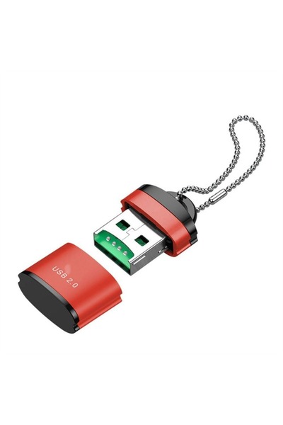 Choice1 red USB Micro SD/TF Card Reader USB 2.0 Mini Mobile Phone Memory Card...