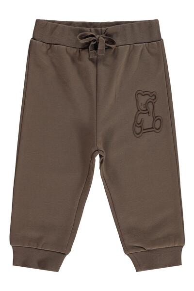 Civil Baby Baby Boy Teddy Printed 6-18 Months Sweatpants - Brown