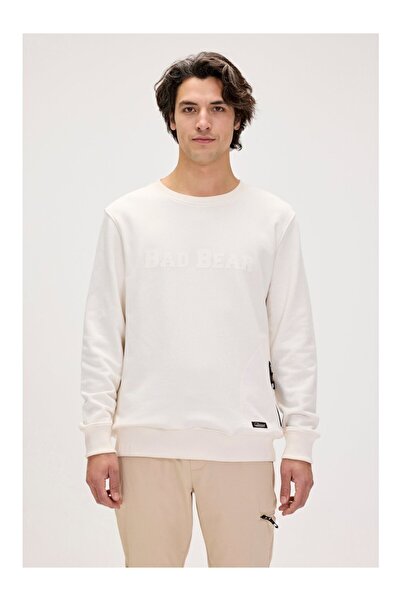Bad Bear Badbear Marlow White Men's Sweatshirt