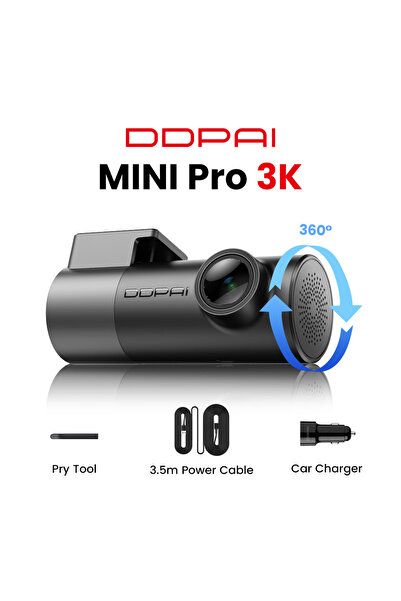 Choice1 كاميرا داش MINI Pro 3K DDPAI MINI Pro 2K 1440P مزودة بتقنية WiFi DVR ...