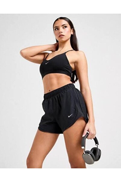 Nike W Nk Tempo Df Mr 3" Short - Women's Black Sports Shorts