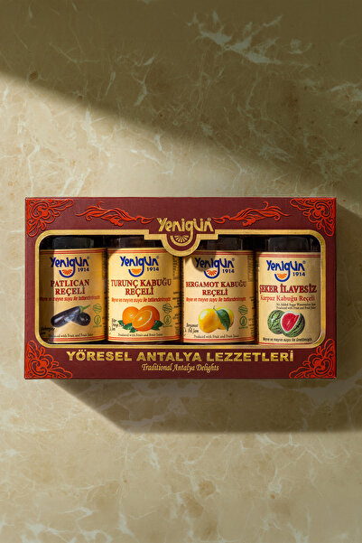 Yenigün Şekeri Meyveden Reçel Seti (290 gr*4 adet)