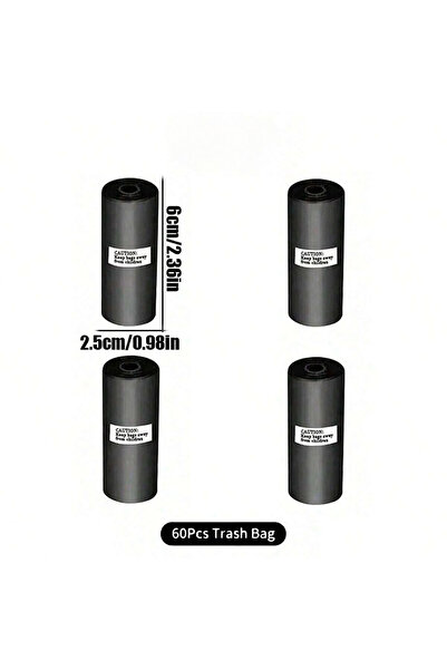 Choice3 B Car Trash Can with Lid / 4 Rolls of Garbage Bag, Leak-Proof, Portab...