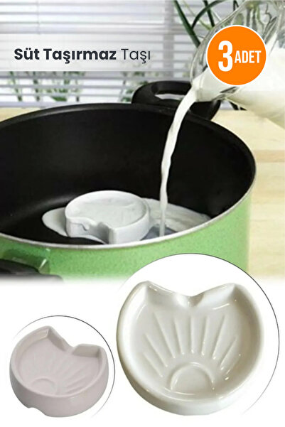 Orvila 3 Pieces of Milk Saver Milk Stone Porcelain