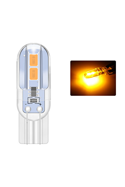 Choice8 Nomarl amber 10pcs T10 W5W 5W5 194 168 LED Clearance Lamp Flash Car D...