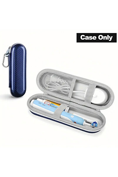 Choice Blue Shockproof & Waterproof Electric Toothbrush Travel Case - Large C...