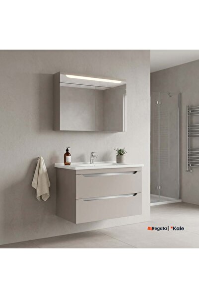 KALE Casilla 100 Cm Vizon Banyo Dolabı Takımı