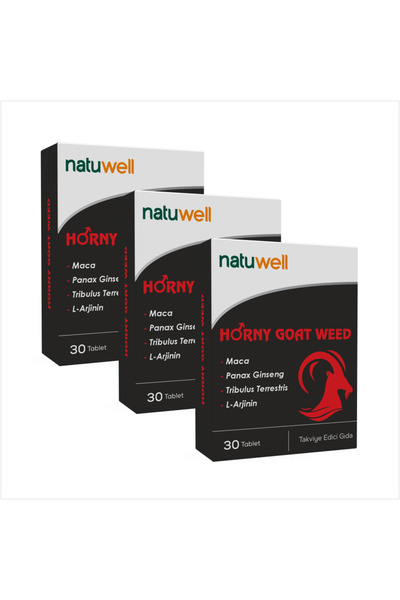 Natuwell Horny Goat Weed 30 Tablet - 3 Adet