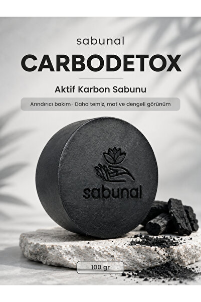 sabunal Carbodetox Activated Carbon (Charcoal) Soap - Purifying Care for Oily...