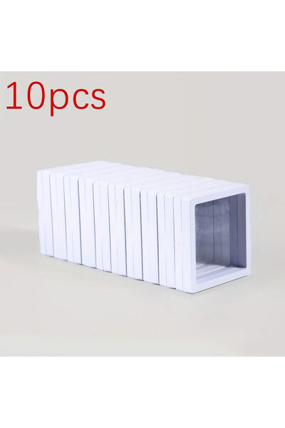 Choice 9x9cm White 10pcs 10pcs, Transparent Floating Display Box, Plastic Fil...