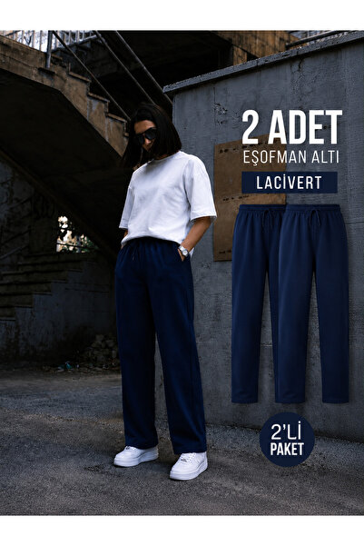 MODABOX 2-Piece Women's Premium Sweatpants with 2 Threads, Comfortable Fit an...