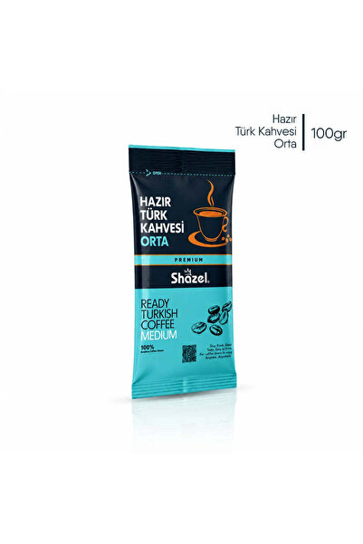 Shazel Hazır Türk Kahvesi | Orta | 100gr Paket