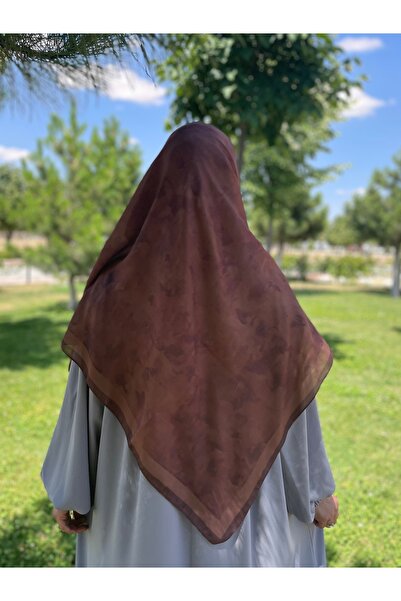 Nakişce وشاح قطني كبير الحجم بنمط السحابة مقاس 115x115 سم