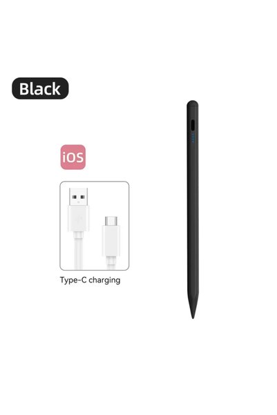 Choice5 Black Gradie Stylus Pen For Apple Pencil with LED Power Palm Rejectio...