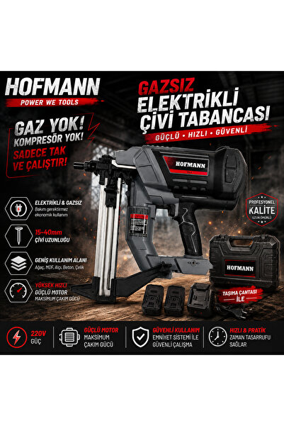 Hofmann CK-E GAZSIZ ELEKTİRİKLİ ÇİVİ TAPANCASI