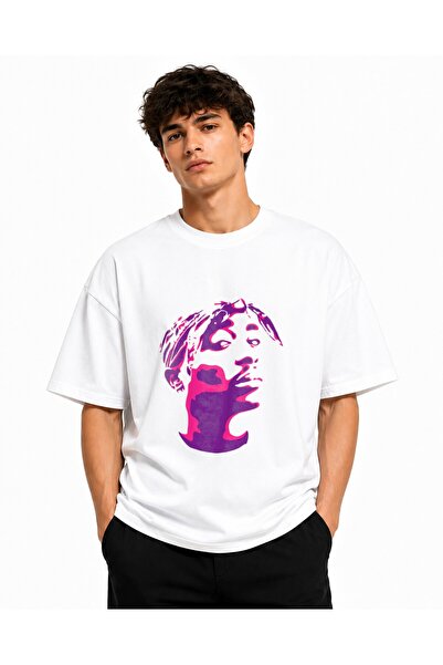 Inscriptie Tricou Unisex Bumbac Premium Casual " Tupac Shakur - color "