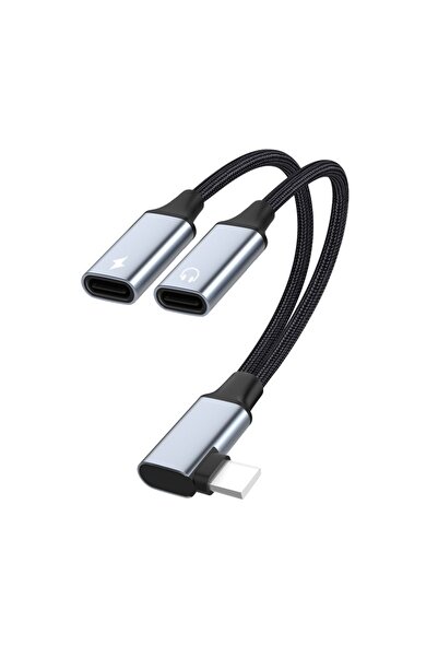 Choice Apple Mother AppleM For iPhone Lightning to Type-C 3.5mm Adapter Dual ...