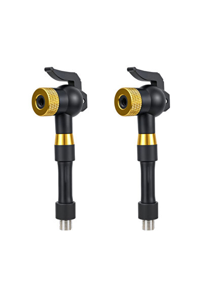 Choice3 2 Nozzle Adapter-Y Universal Bike Pump Nozzle Adapter 4-in-1 Universa...