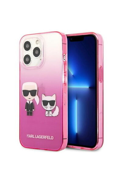 Karl Lagerfeld KLHCP13LTGKCP iPhone 13 Pro / 13 6,1 " carcasă rigidă roz/grad...