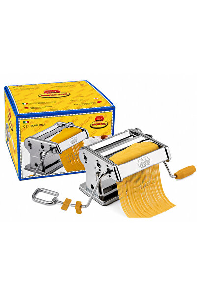 wei Mașină manuală pentru paste și tăiței din inox – cu sistem de prindere pe...