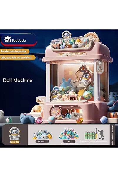 Choice 29x26x36 pink Big Size DIY Doll Machine Kids Coin Operated Play Game M...