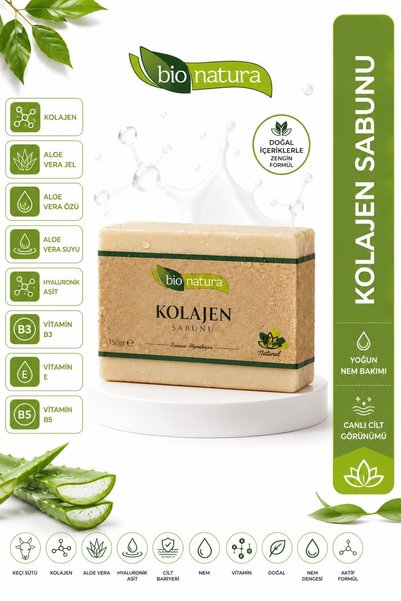 Bionatura Bio Natura Collagen Soap 150 g – Daily Skin Cleansing and Care Soap