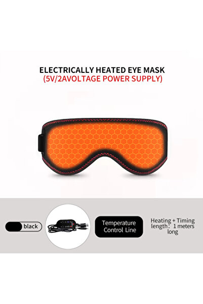 Choice10 EU Plug Heating Heated Eye Mask Eye Mask for Dry Eyes with 3 Heat Le...
