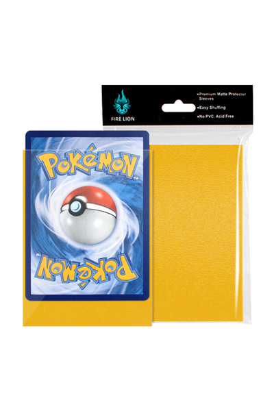 Choice1 yellow 100 Counts 66*91mm Card Sleeves Top Loaders Trading Cards Penn...