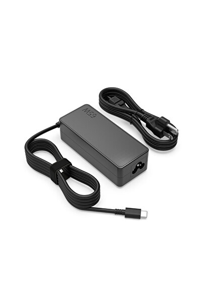Choice شاحن كمبيوتر محمول Reletech بقوة 65 واط بمنفذ USB-C، مزود بقابس أمريكي...