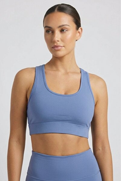 Grenj Fashion Women's Blue Basic Bustier