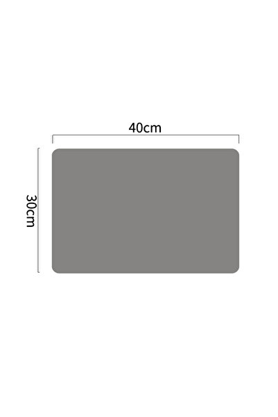 Choice9 1Pcs 40x30cm Deep Grey 60/40cm Oversized Food Grade Silicone Waterpro...