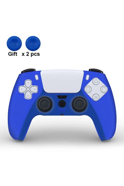 Choice غطاء حماية Blue1 لجهاز تحكم بلاي ستيشن 5 من السيليكون المضاد للانزلاق ...