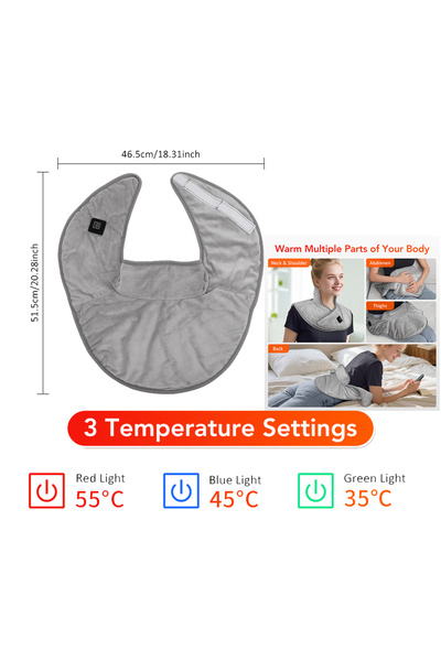 Choice 5V 2A neck pad Neck and Shoulder Heating Pad Electric Hot Compress Sha...
