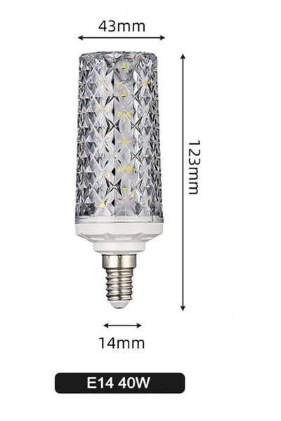 Choice Warm White E14 40W LED corn light bulbs E27 E14 30W 40W AC 220V 240V 5...