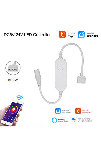 Choice وحدة تحكم LED صغيرة تعمل بالواي فاي RGBW DC 5 فولت 12 فولت 24 فولت باه...