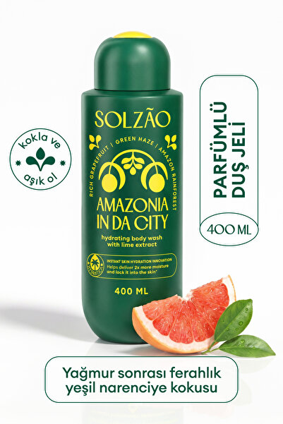 SOLZAO Peeling etkili Besleyici Vitaminli Misket Limonu Özlü Nemlendirici Duş...