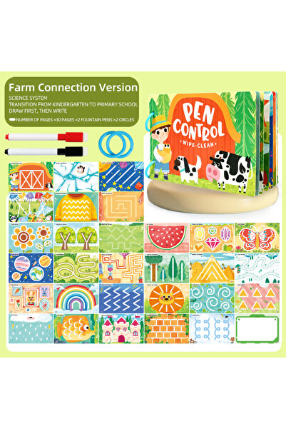 Choice3 DATGO-134 Preschool Learning Busy Book for Kids 2-4 Years Toddler Act...