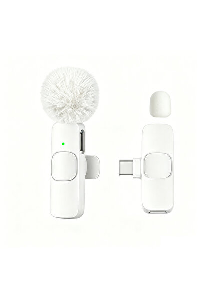 Choice1 White-Type-c-1to1 Type-C Port Professional Wireless Lavalier Micropho...