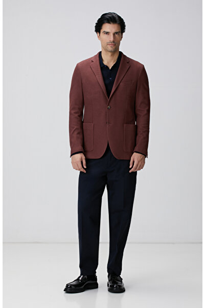 Network Lacivert Casual Chino Pantolon