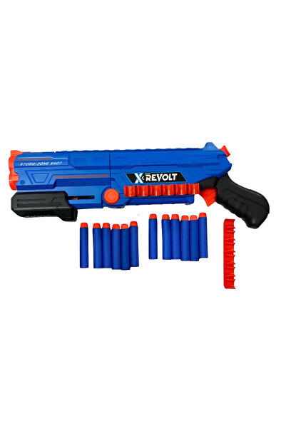 KentOyuncaK X-Power Shot Sünger Atan Oyuncak Silah Serisi - 59635 - Ortadan A...