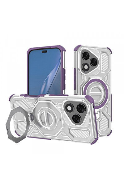 HONOR Husa pentru 400 Lite, Techsuit, Carbon Shield Pro, Mov