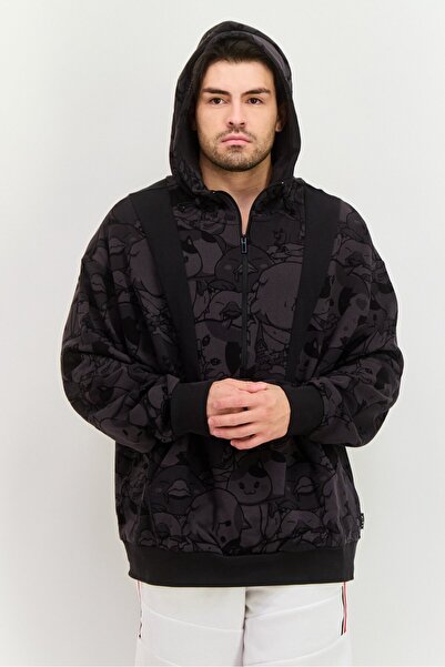 Puma Men Sportswear Fit Long Sleeves Outdoor Sweatshirt, Black