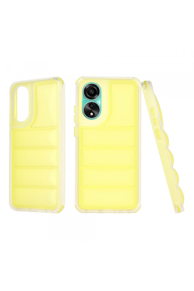 OPPO Husa pentru A78 4G, Techsuit, Wave Shield, Galbena
