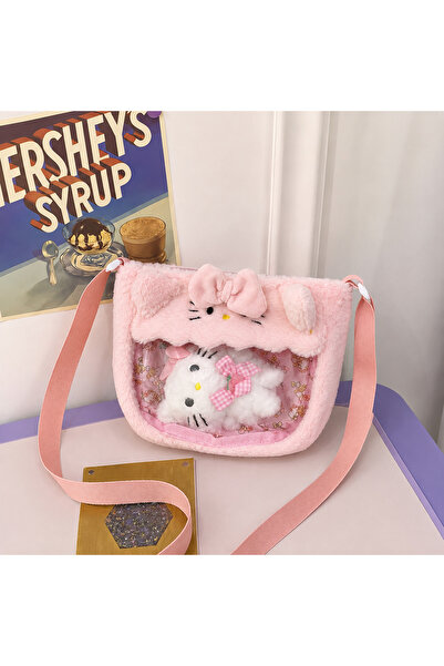 synshop Ita torba Slatka mačka Hello Kitty torba sa uzorkom Plišana igračka T...