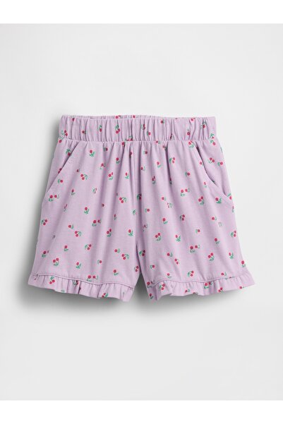 GAP Kız Bebek Lila Mix & Match Pull-On Ruffle Şort