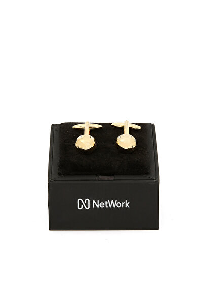 Network Gold Kol Düğmesi